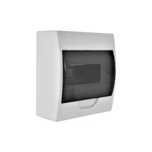 Tablero LEXO 8 Módulos Tapa Humo Transparente IP41 Sobrepuesto