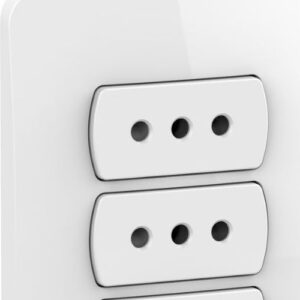 Placa SCHNEIDER ELECTRIC Miluz 2 Enchufe + 1 USB Blanco Armada - Imagen 3