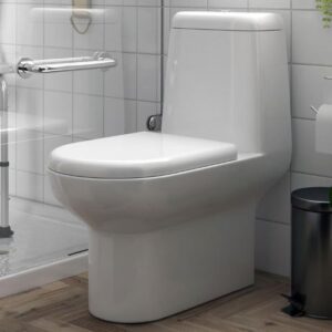 Sanitario FANALOZA One piece a Piso 30.5 cm 6 Litros Sevilla Blanco - Imagen 3