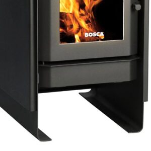 Calefactor a Leña BOSCA Eco 380, Negro - Imagen 3