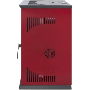 Estufa a Pellet AMESTI Italy 8100, Rojo/Negro - Imagen 3