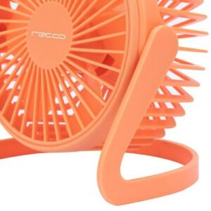 Ventilador Box USB RECCO, Naranjo - Imagen 3