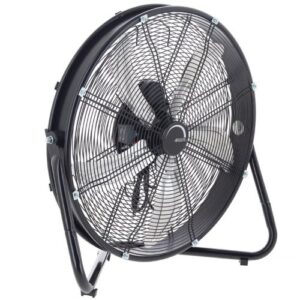 Ventilador de Piso Industrial AIROLITE, 20", Negro