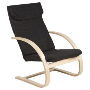 Silla JUST HOME COLLECTION Negro 101x54.5x67 cm - Imagen 3