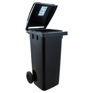 Contenedor de Basura KLEINE WOLKE, Gris, 120L, Basurero - Imagen 3