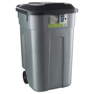 Contenedor de Basura KLEINE WOLKE, Negro, 140L, Basurero