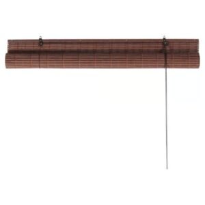 Cortina Roller Bambú JUST HOME COLLECTION Café Oscuro - Imagen 3