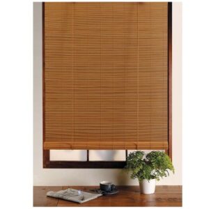 Cortina Roller Bambú JUST HOME COLLECTION Café - Imagen 3