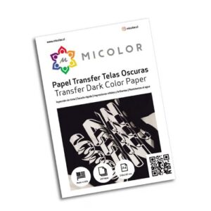 Papel Transfer MICOLOR Para Tela o Ropa Oscura A4 10 Hojas Inkjet