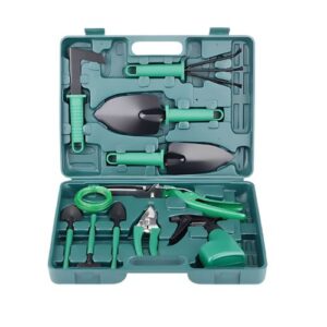 Kit de Herramientas GENERICO Jardinería Acero Rastrillo Tijera Podar