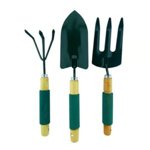 Kit de Herramientas GENERICO Jardinería Huerto 3 Piezas Steeltools