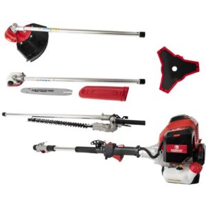 Multifuncional CASTOR Cortaseto, Podador de altura, Desbrozadora, Disco de corte, 2HP, 50cc, 2 tiempos.
