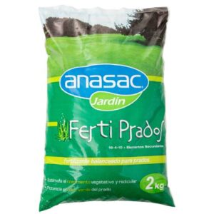 Fertilizante ANASAC para Césped FertiPrados 2KG Bolsa.