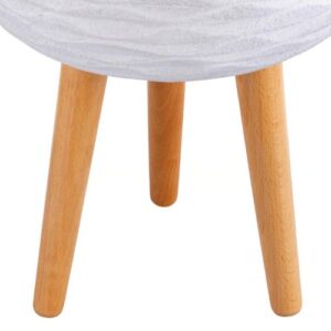 Macetero JUST HOME COLLECTION de Fibra con Patas. - Imagen 3