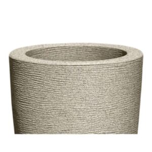 Macetero JUST HOME COLLECTION Grafito Cónico 65x43CM Piedra. - Imagen 3