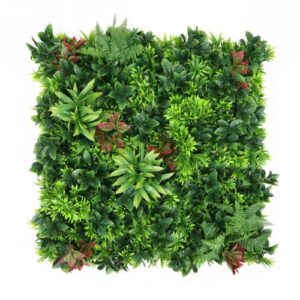 Jardín Vertical Artificial JUST HOME COLLECTION Bosque, medidas 100x100 cm.