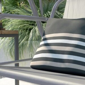 Sillón Columpio de Terraza JUST HOME COLLECTION, material Poly/Text, con capacidad para 3 personas. - Imagen 3