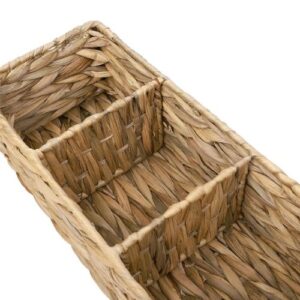 Canasta JUST HOME COLLECTION de 3 Divisiones, medidas 15x11x36.5 cm, capacidad 6 l, color Natural. - Imagen 3