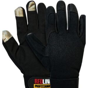 Guante de cuero REDLINE modelo Supervisor, Executive Touch, color negro.
