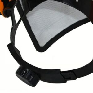 Protector facial INGCO, máscara de seguridad con careta de malla. - Imagen 3