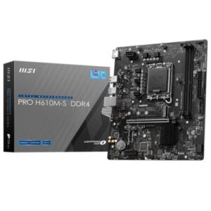 MSI PRO H610M-S, DDR4, Micro ATX, LGA1700 Socket - Imagen 2