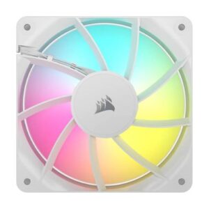 Ventilador Corsair PWM 120mm, ARGB, White - Imagen 3