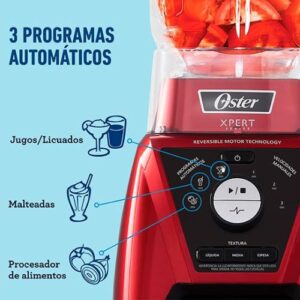 Licuadora Oster BLST3BRPG-052 – 1500W, 2 L, Roja - Imagen 3