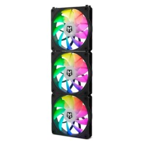 Pack de 3 Ventiladores Nox Hummer EasyLink ARGB – Black Edition