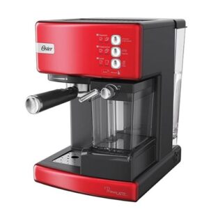 Cafetera Oster PrimaLatte BVSTEM660R-052 – 1.5 L, 1050 W, Roja