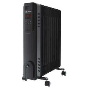 Estufa Eléctrica Loven Olie Sort – 2500 W, Panel Digital, con Ruedas