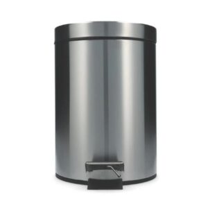 Basurero de Acero Inoxidable con Pedal Equiptrader – 8 L, con Contenedor Interior