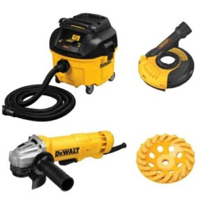 Kit de Pulido Concreto DEWALT 5" (DWE4212+DWE46152+DT3797+DWV9401)