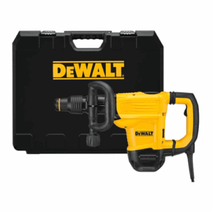 Martillo Cincelador SDS MAX DEWALT 6KG 1350W Incluye Mango Lateral 360° y Maleta Plástica Transición