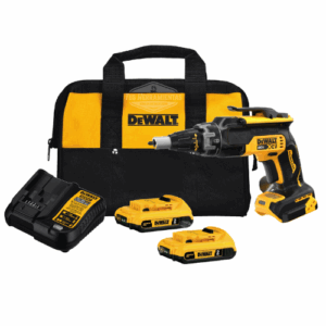 Atornillador Drywall DEWALT 20V MAX XR BRUSHLESS DCF630D2‑B2 Kit Con 2 Baterías 2 Ah, Cargador y Bolso de Traslado