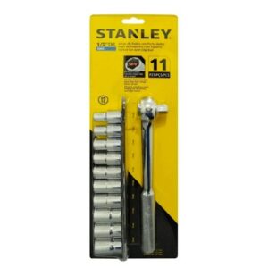 Juego Dados STANLEY M1/2" 11 Piezas (10-19mm)