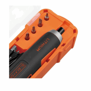 Atornillador Inalámbrico BLACK+DECKER 4V Con 4 Puntas y Cable USB - Imagen 3