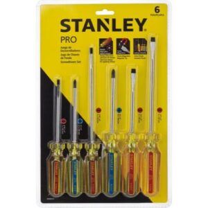 Juego Destornilladores PRO STANLEY 6 Piezas