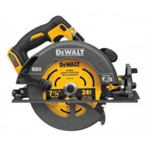 Sierra Circular DEWALT DCS578T2-B2 Inalámbrica 60V MAX FLEXVOLT 7-1/4" con 2 Baterías 6Ah y Cargador