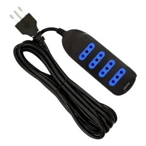 Alargador Eléctrico PHILCO 4 Posiciones 5 Metros Negro